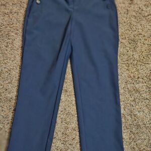 Rachel Zoe Navy Trousers with Classic Finish